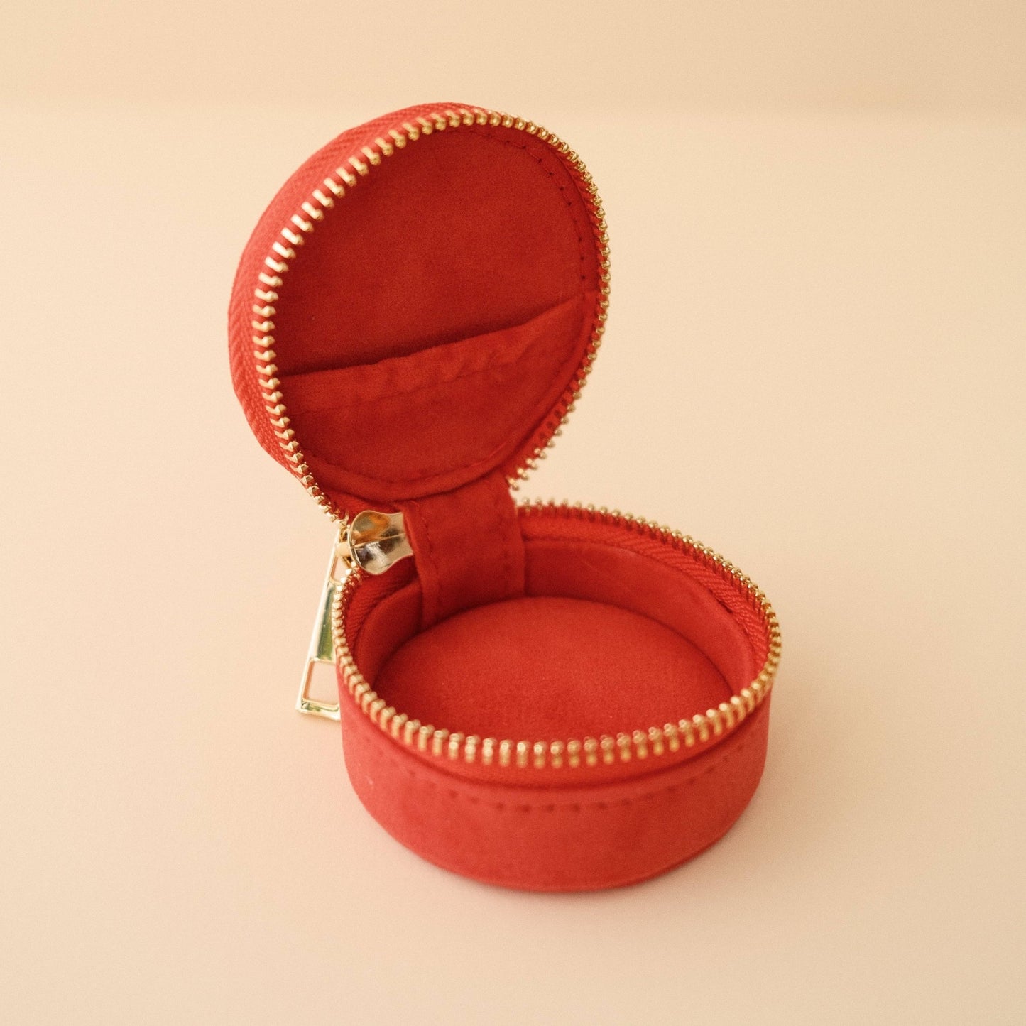 Mini Travel Jewellery Case in Hibiscus Pink - cai & jo