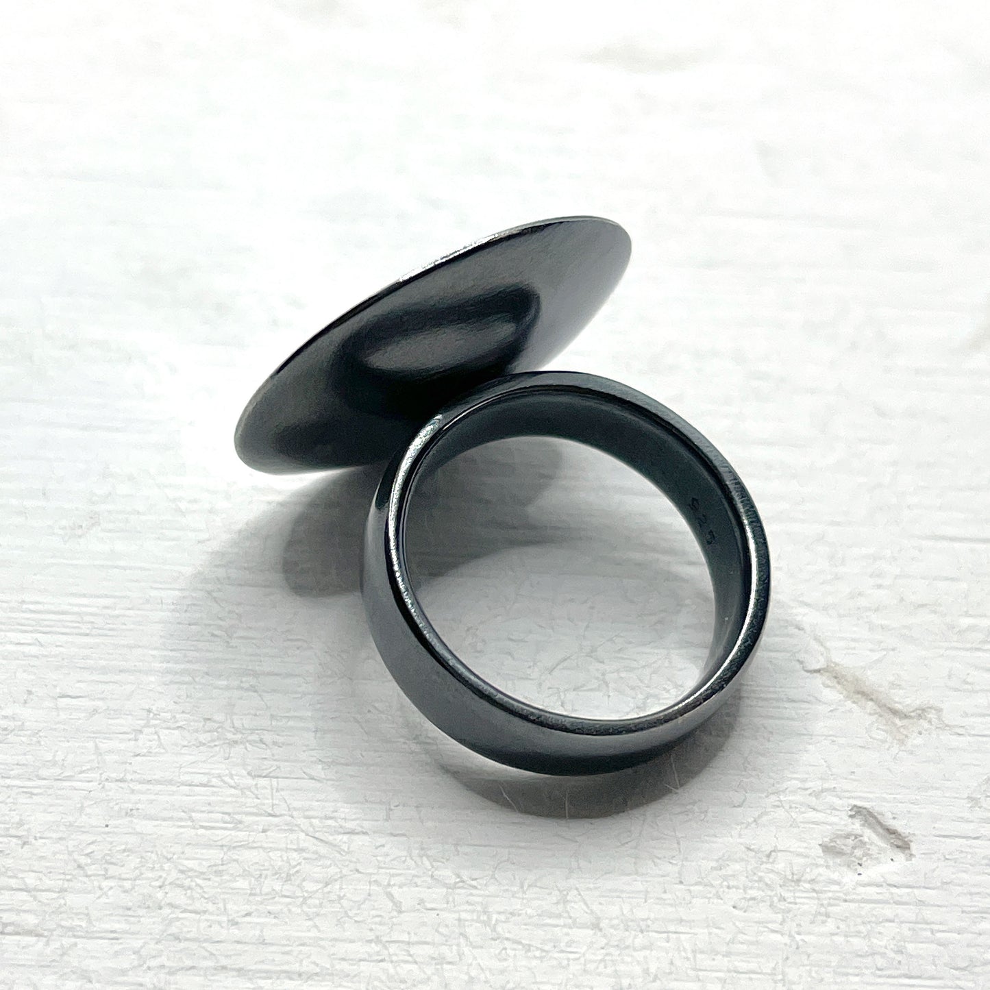 Black Statement Ring for Women