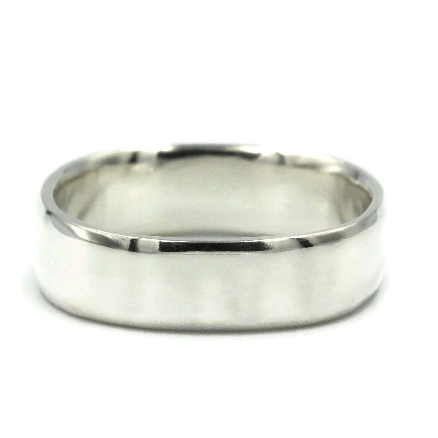 Sterling Silver Square Wedding Rings - Rebecca Cordingley