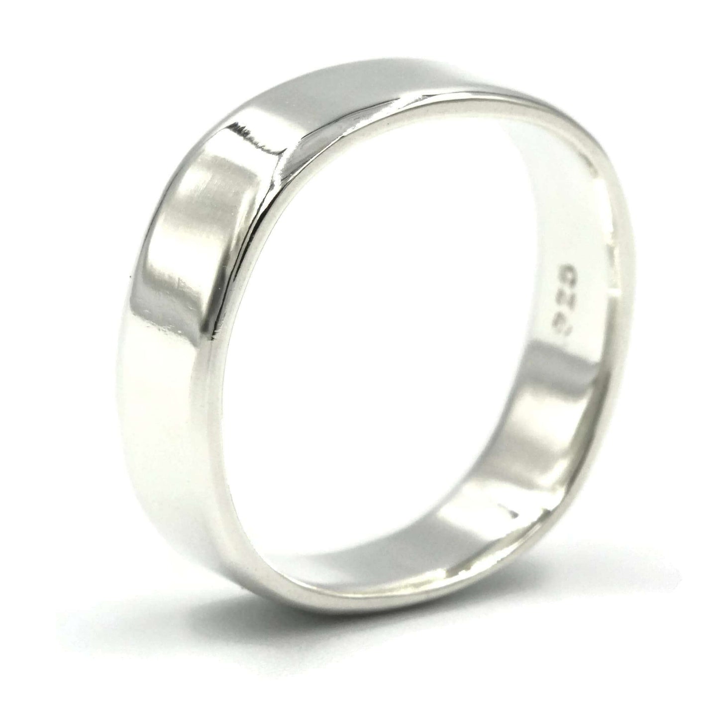 Sterling Silver Square Wedding Rings - Rebecca Cordingley
