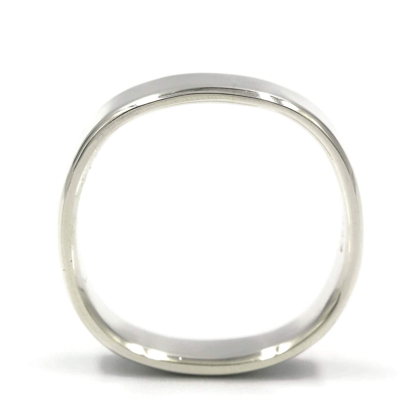 Sterling Silver Square Wedding Rings - Rebecca Cordingley