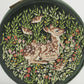 FABLE Chloe Fawn Embroidered Jewellery Box - Green - Fable England