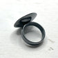 Black Statement Ring for Women