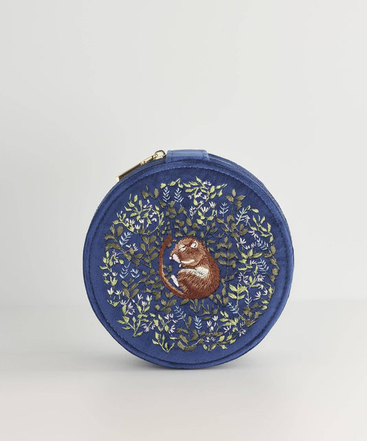Fable England Dormouse Jewellery Box Navy