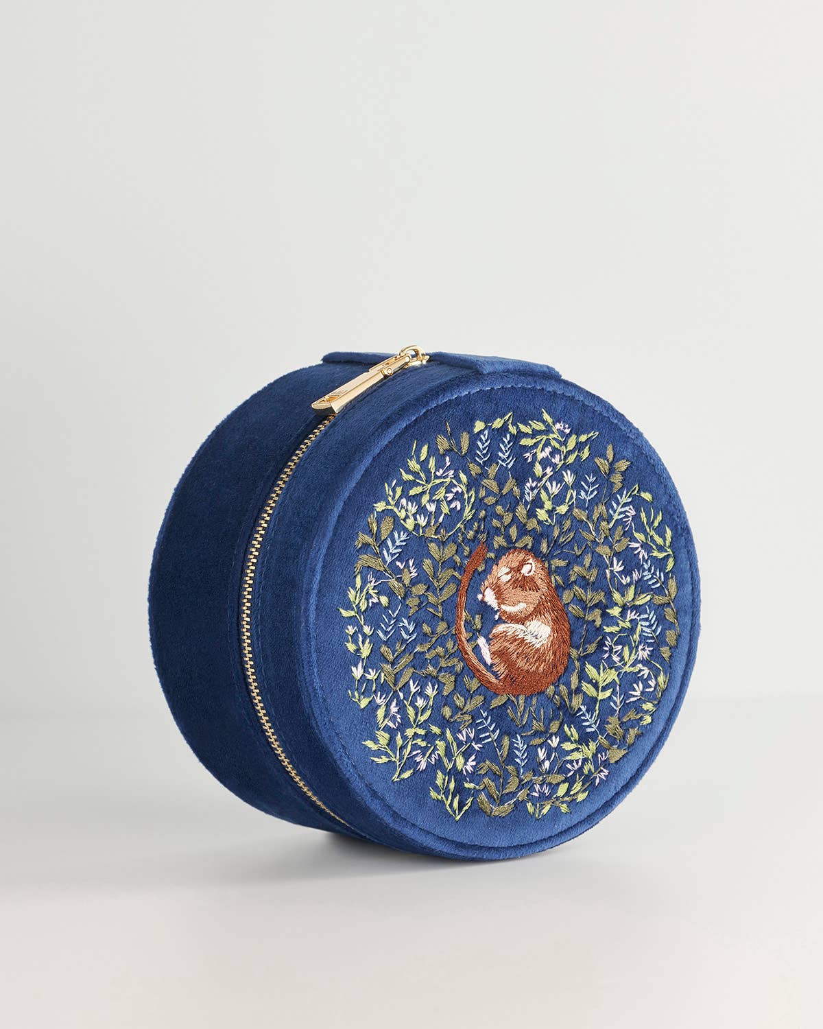 Fable England Dormouse Jewellery Box Navy