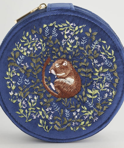 Fable England Dormouse Jewellery Box Navy | Rebecca Cordingley Jewellery