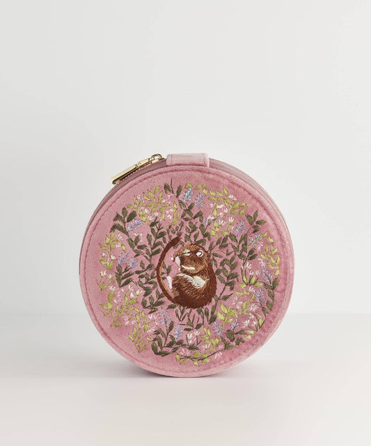 Fable England Dormouse Jewellery Box in Pink