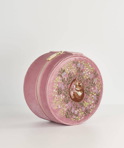 Fable England Dormouse Jewellery Box in Pink