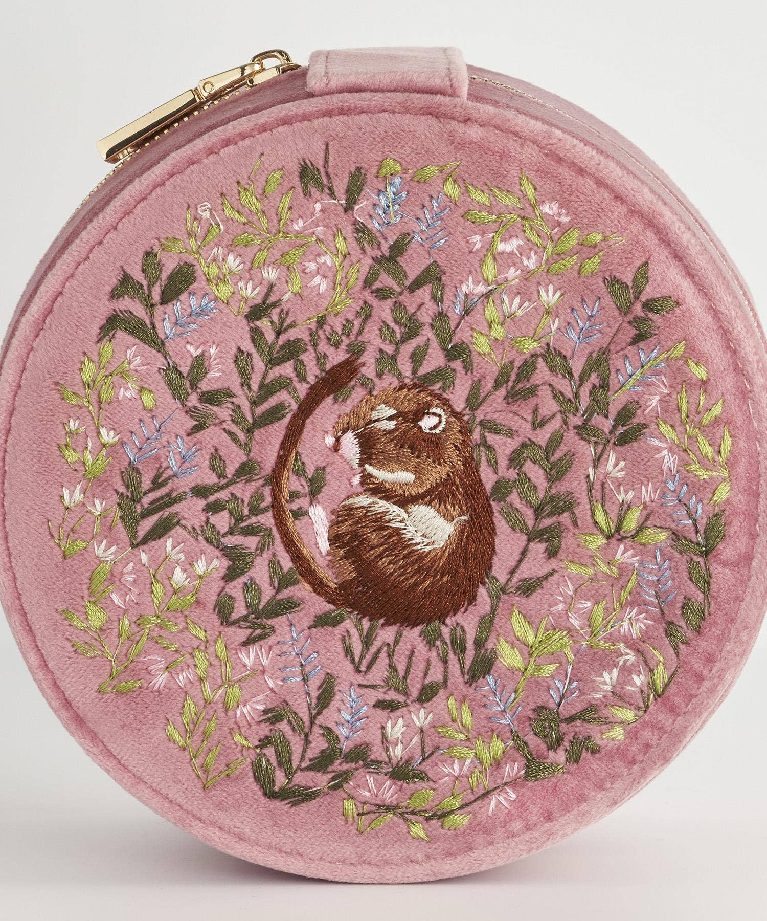 Fable England Dormouse Jewellery Box in Pink