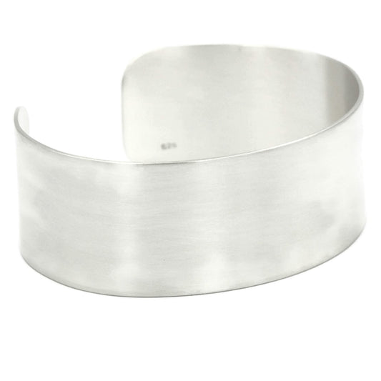 Wide Sterling Silver Cuff Bracelet | Rebecca Cordingley Jewellery