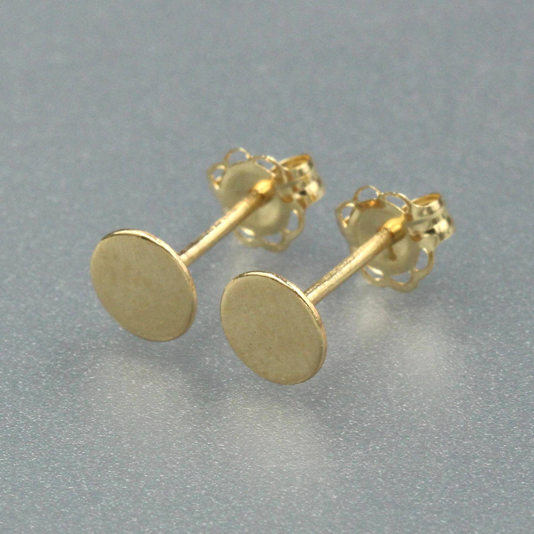 14k Gold Stud Earrings - Rebecca Cordingley