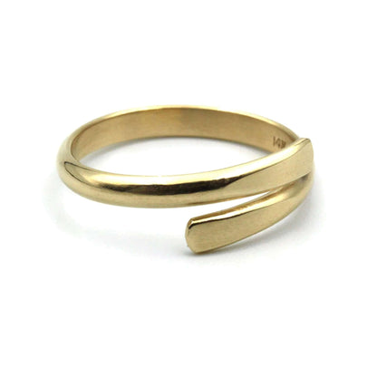 14k Yellow Gold Stacking Ring - Rebecca Cordingley