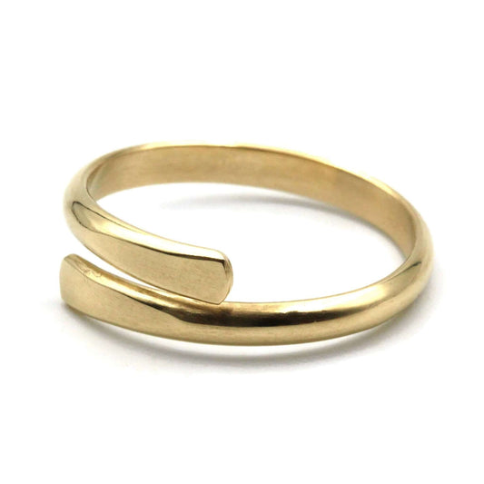 14k Yellow Gold Stacking Ring - Rebecca Cordingley