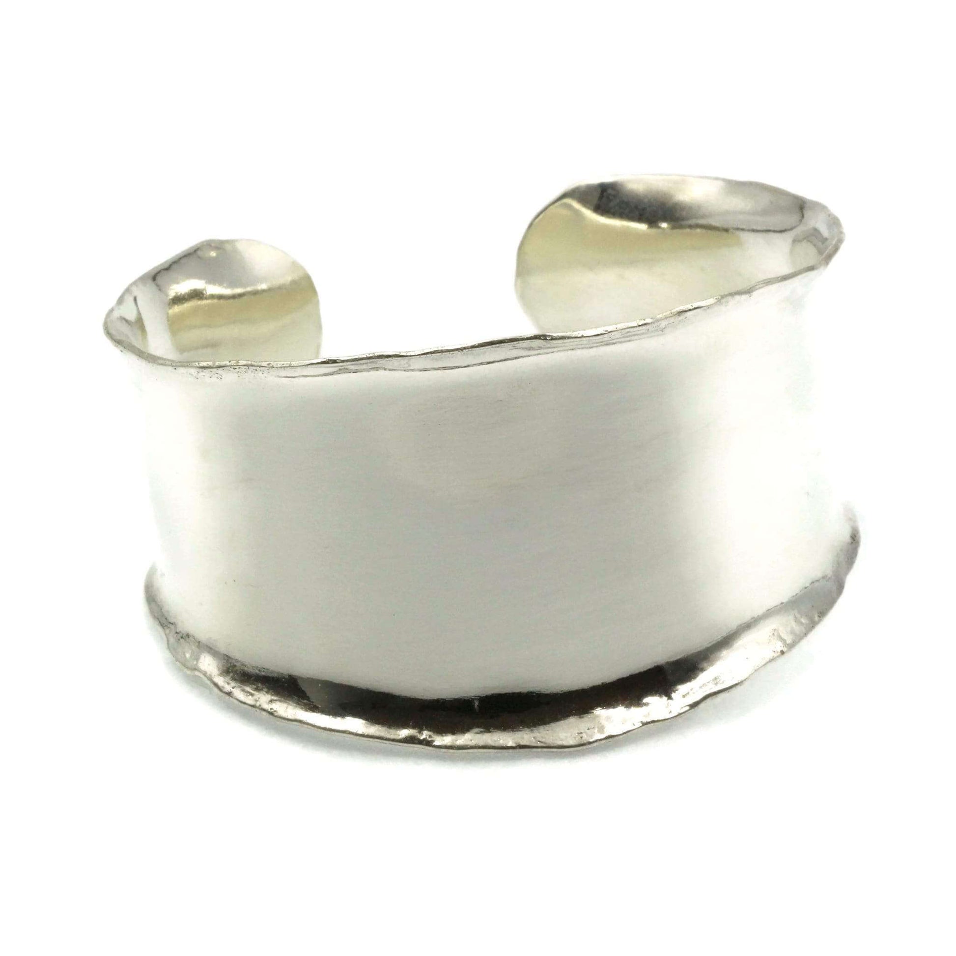 Chunky silver cuff bracelet | Rebecca Cordingley Jewellery