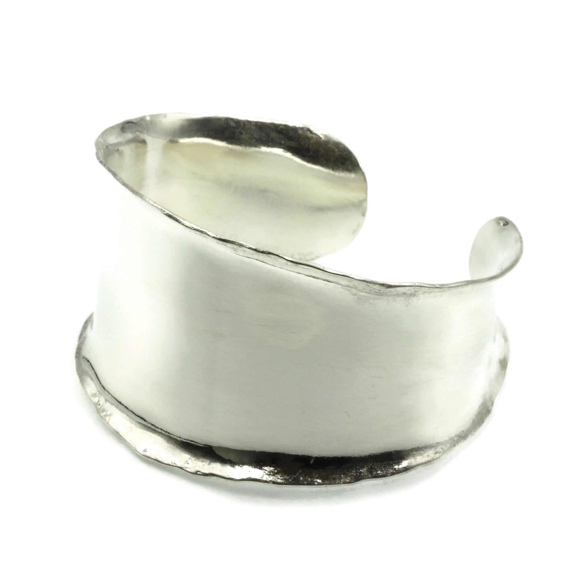Chunky silver cuff bracelet | Rebecca Cordingley Jewellery
