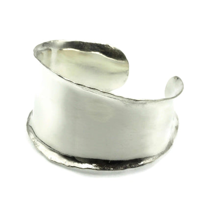 Chunky silver cuff bracelet | Rebecca Cordingley Jewellery
