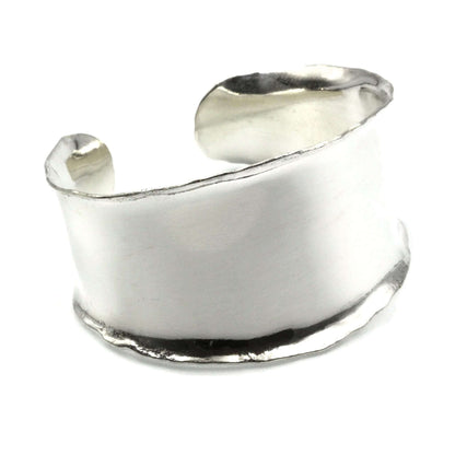 Chunky silver cuff bracelet | Rebecca Cordingley Jewellery