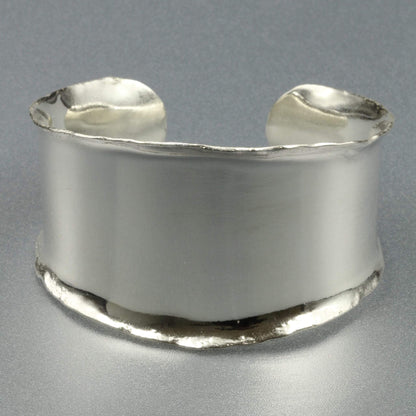 Chunky silver cuff bracelet | Rebecca Cordingley Jewellery