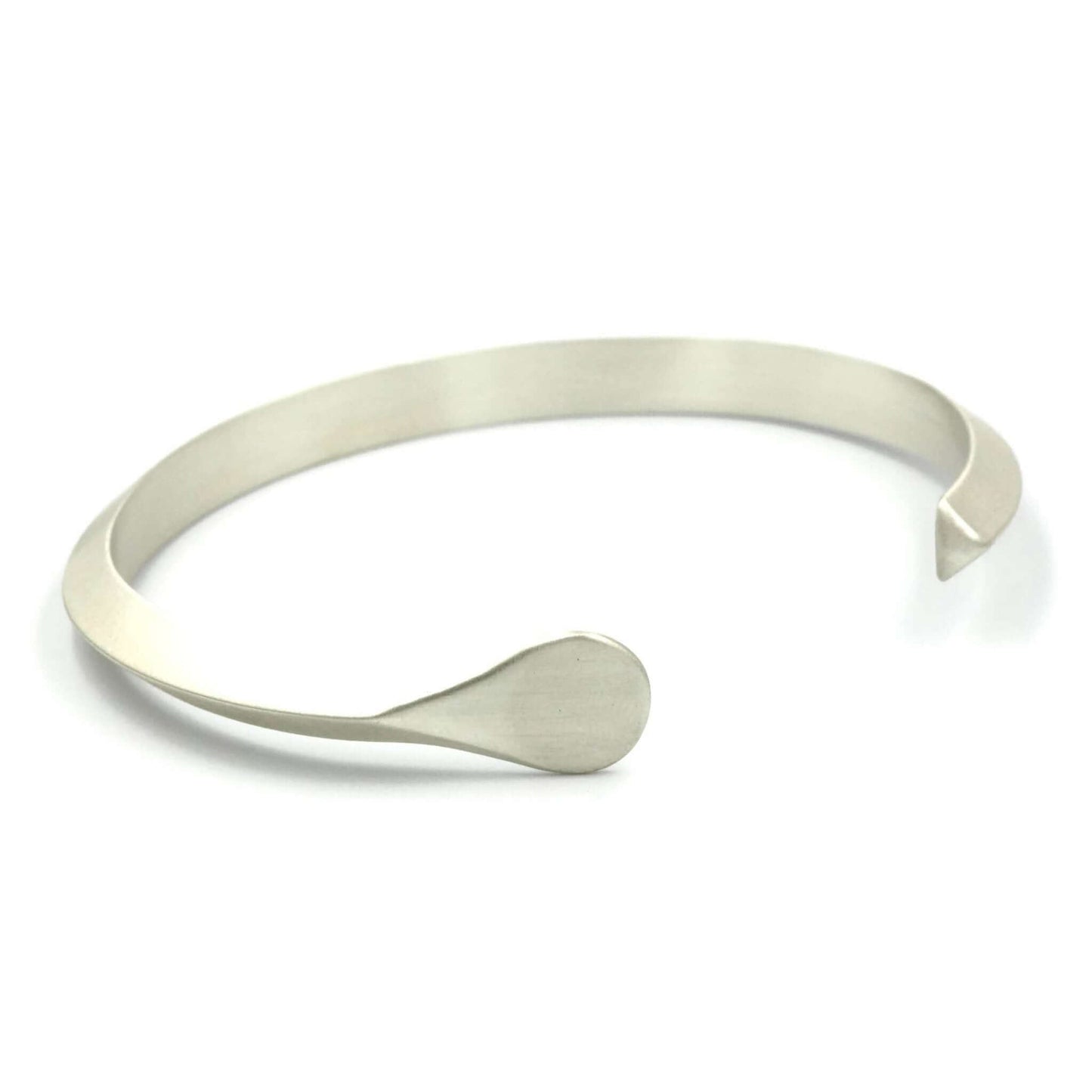 Flared Triangle Silver Bracelet for Men - Rebecca Cordingley