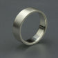 Flat Sterling Silver Wedding Rings - Rebecca Cordingley