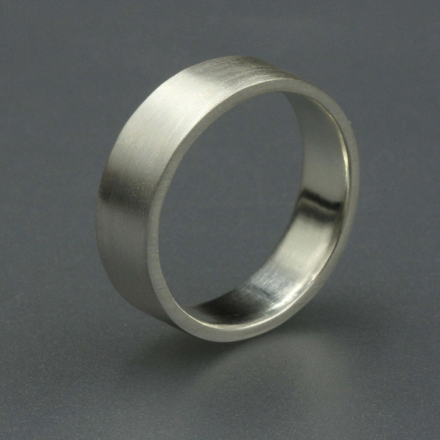 Flat Sterling Silver Wedding Rings - Rebecca Cordingley