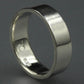 Flat Sterling Silver Wedding Rings - Rebecca Cordingley