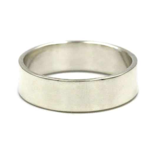 Flat Sterling Silver Wedding Rings - Rebecca Cordingley