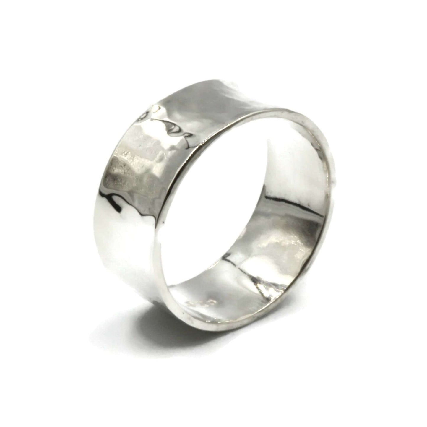 Hammered Sterling Silver Ring - Rebecca Cordingley