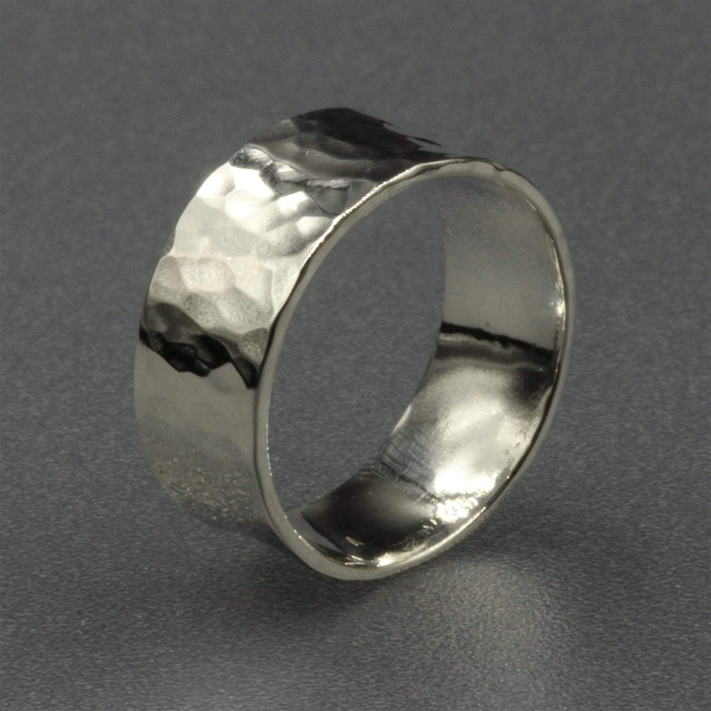 Hammered Sterling Silver Ring - Rebecca Cordingley