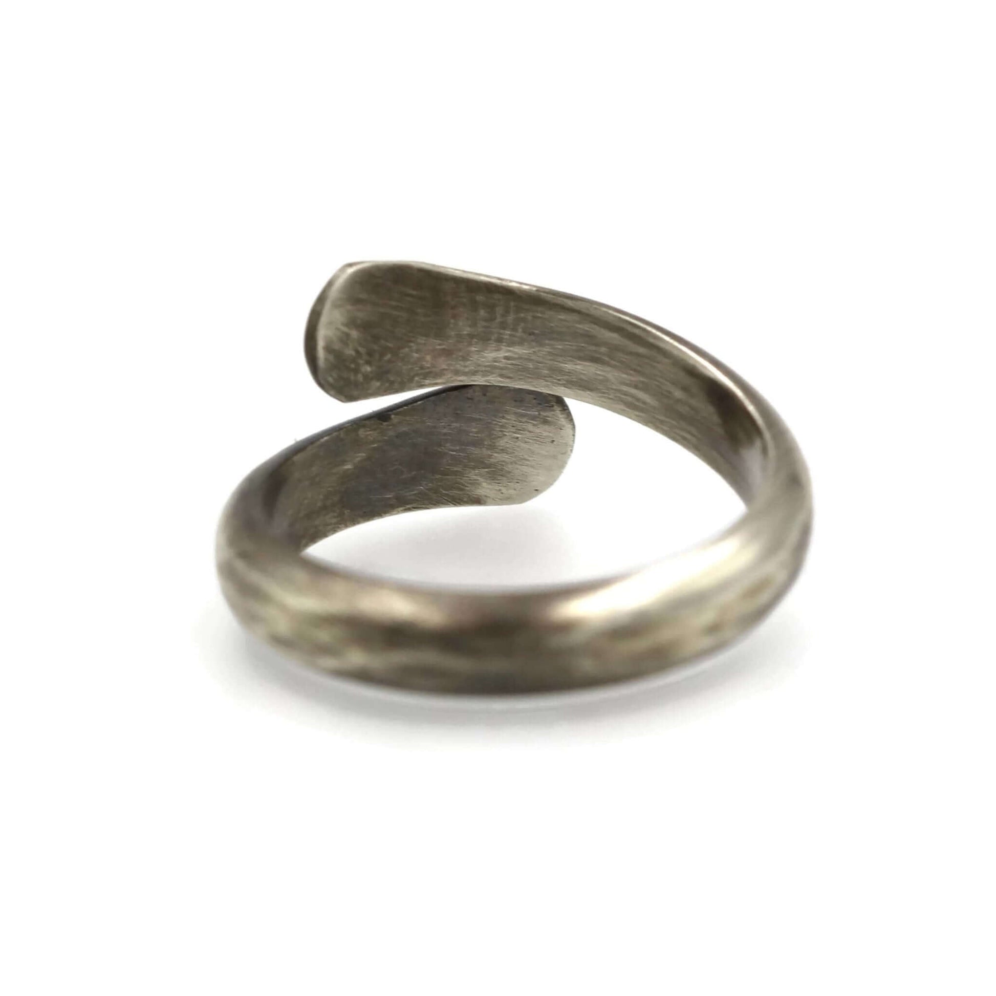 Hammered Sterling Silver Ring for Men - Rebecca Cordingley