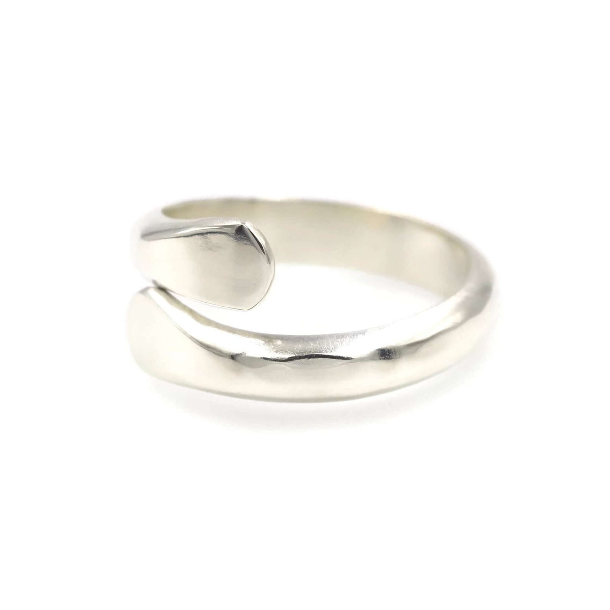 Hammered Sterling Silver Ring for Men - Rebecca Cordingley