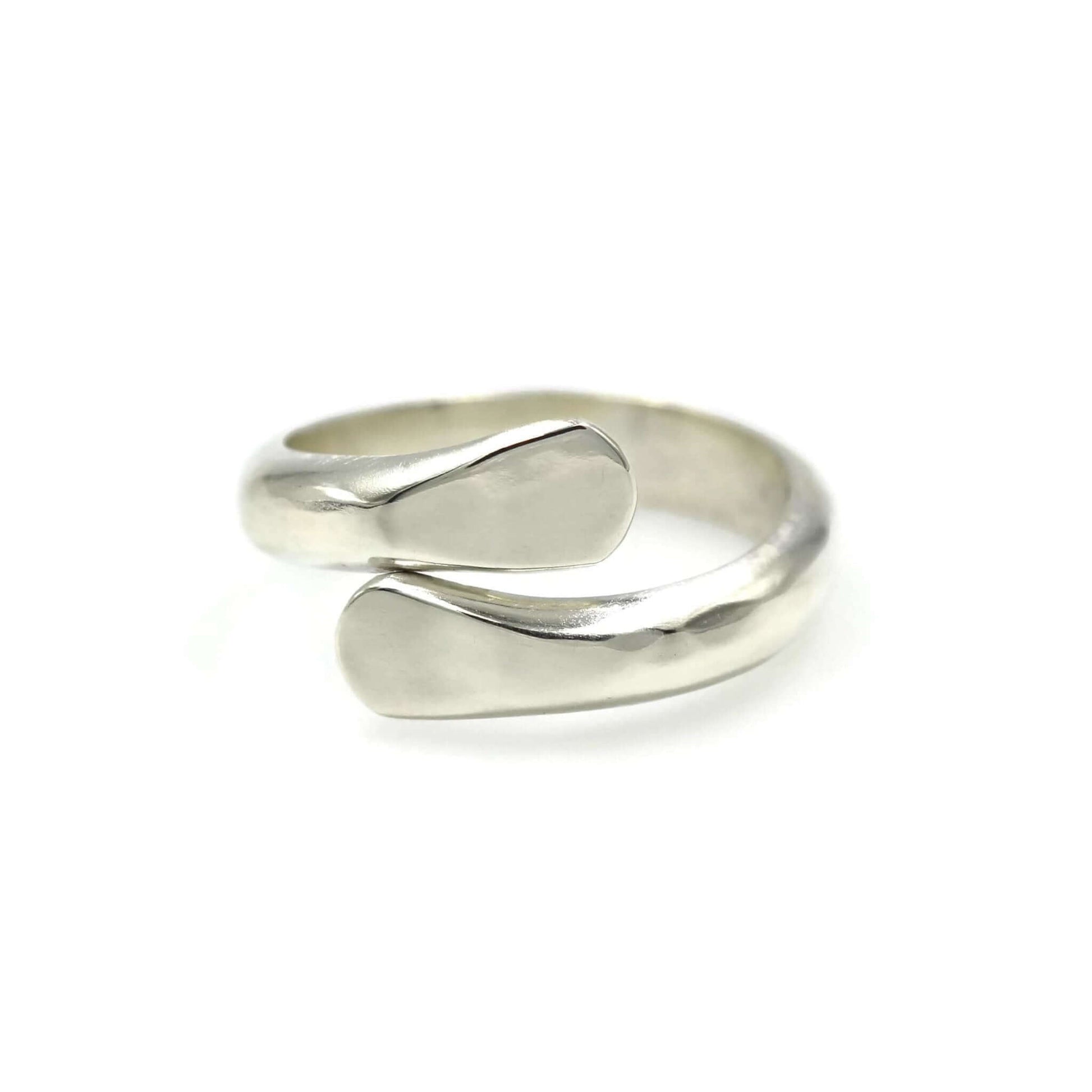 Hammered Sterling Silver Ring for Men - Rebecca Cordingley