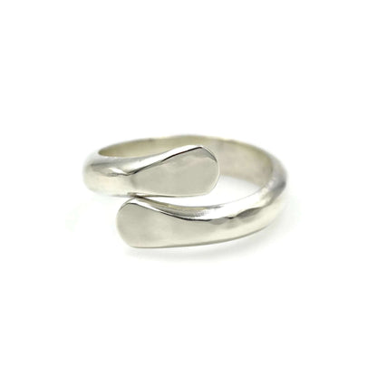 Hammered Sterling Silver Ring for Men - Rebecca Cordingley