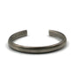 Half Round Sterling Silver Bracelet