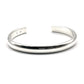 Half Round Sterling Silver Bracelet