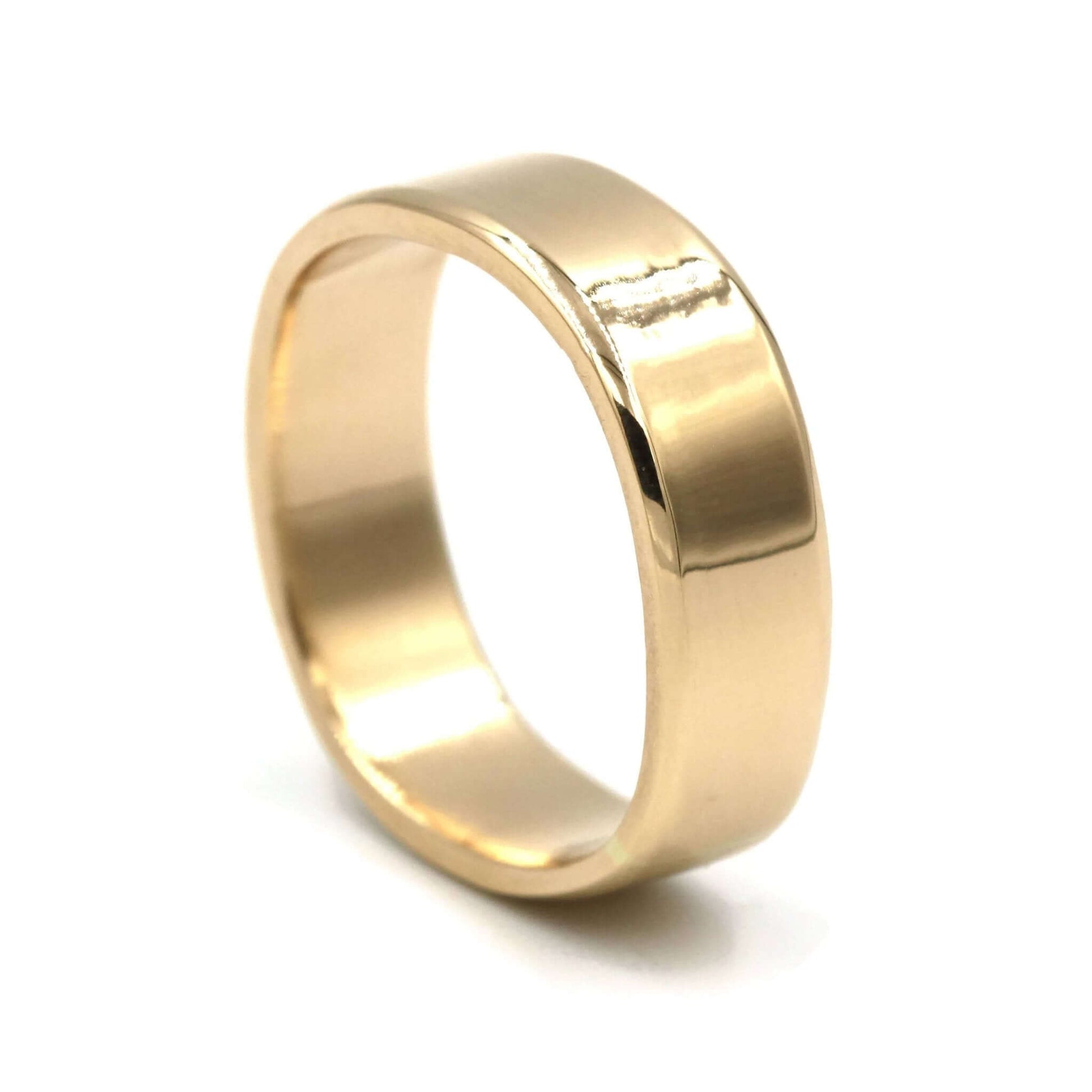 Men's Gold Band Wedding Ring - Rebecca Cordingley