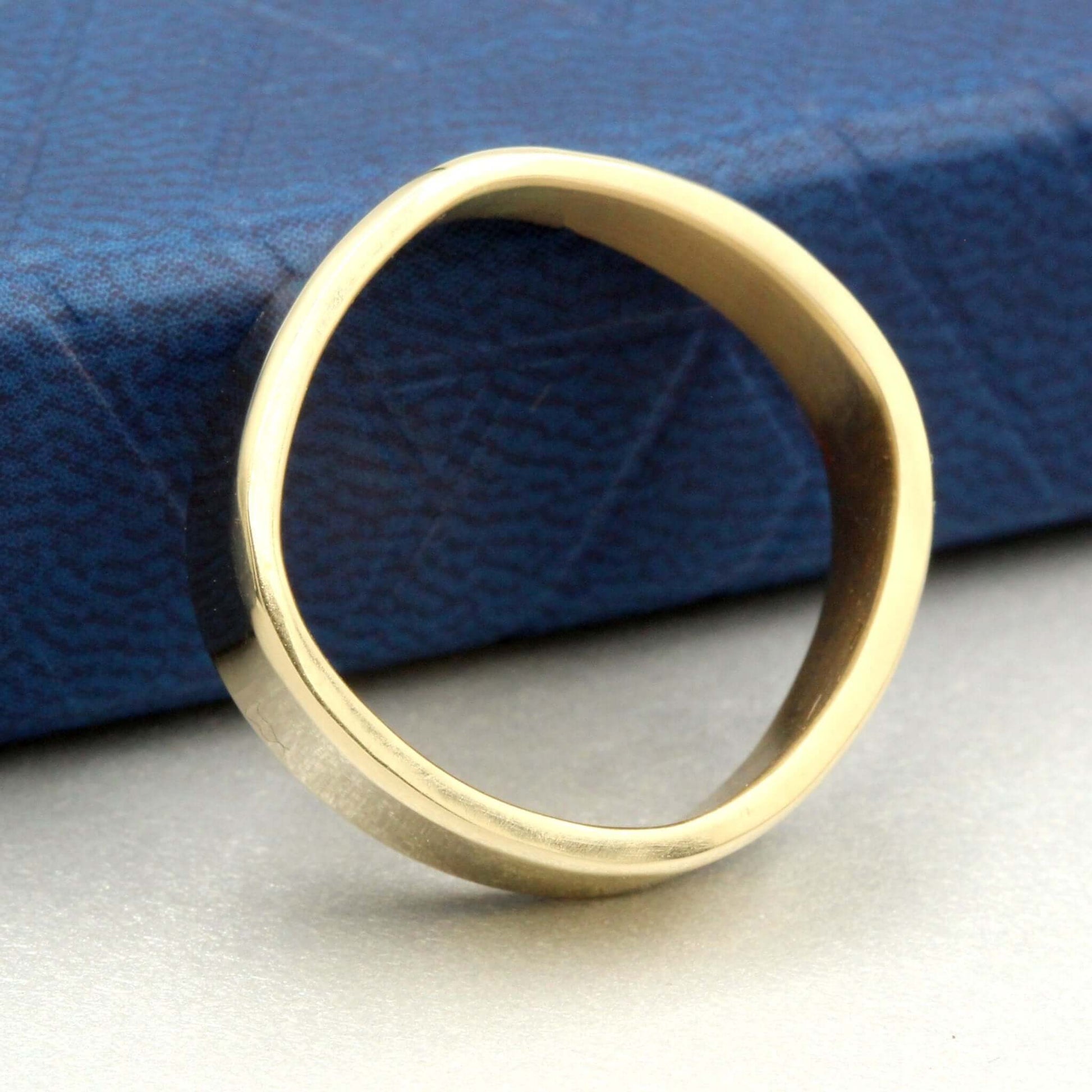 Men's Gold Band Wedding Ring - Rebecca Cordingley