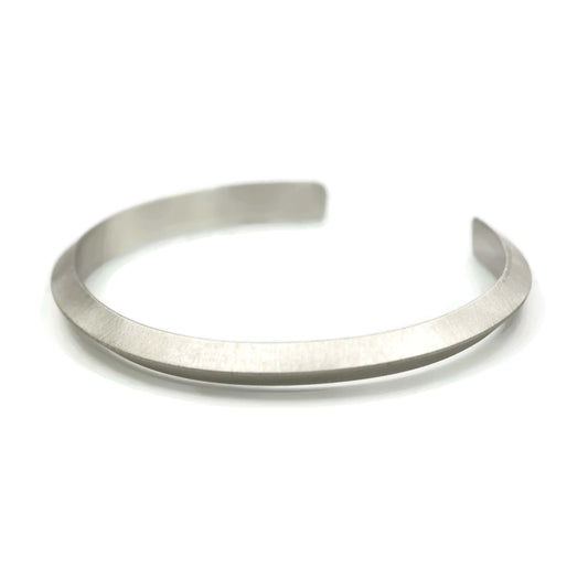 Men's Silver Triangular Cuff Bracelets - Rebecca Cordingley