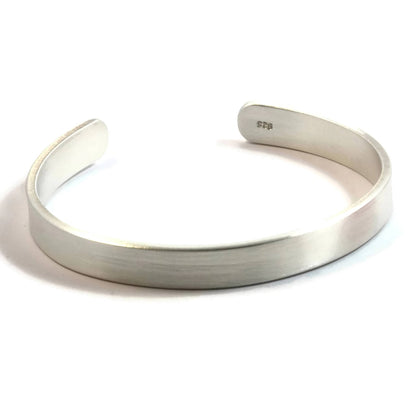 Men's Sterling Silver Cuff Bracelet - Rebecca Cordingley