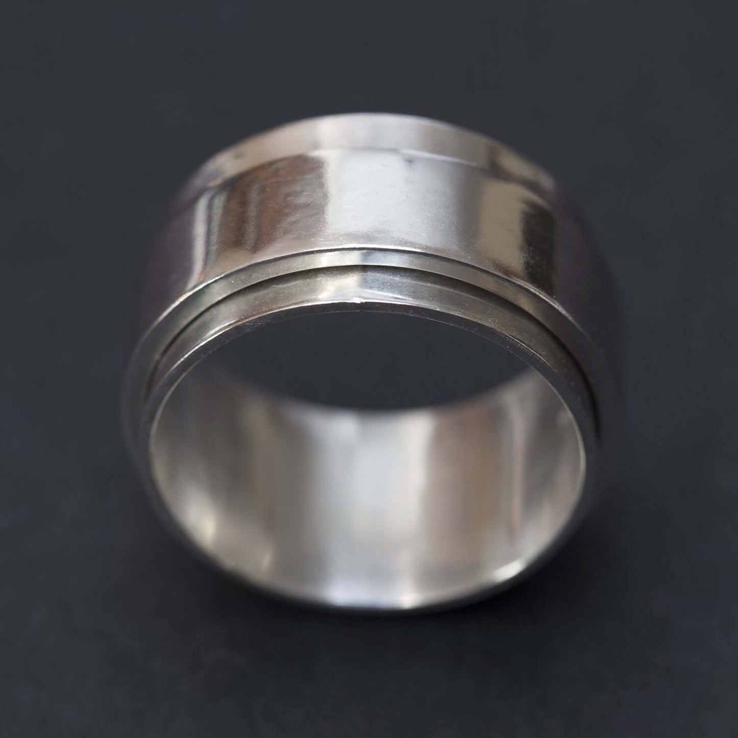 Modern Sterling Silver Spinner Rings - Rebecca Cordingley