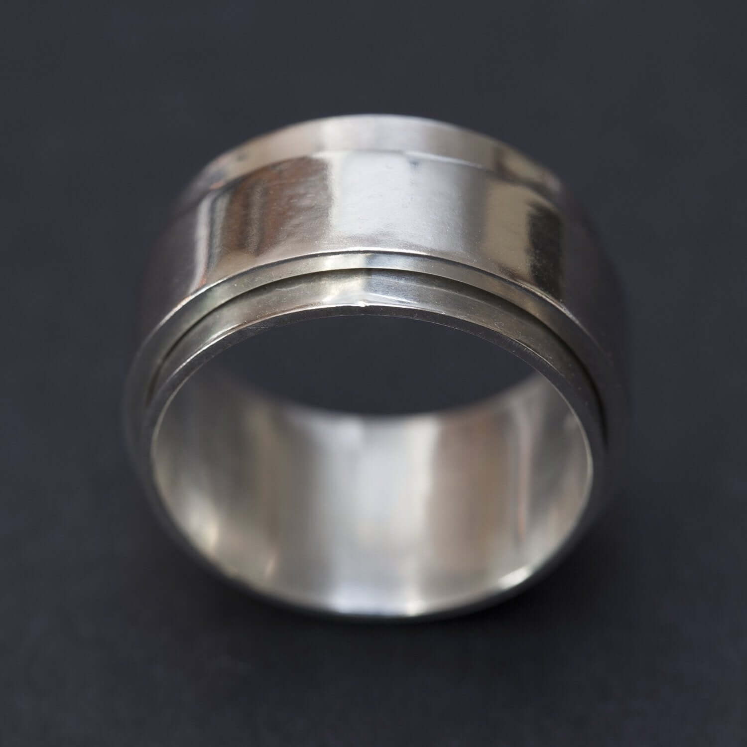 Modern Sterling Silver Spinner Rings - Rebecca Cordingley