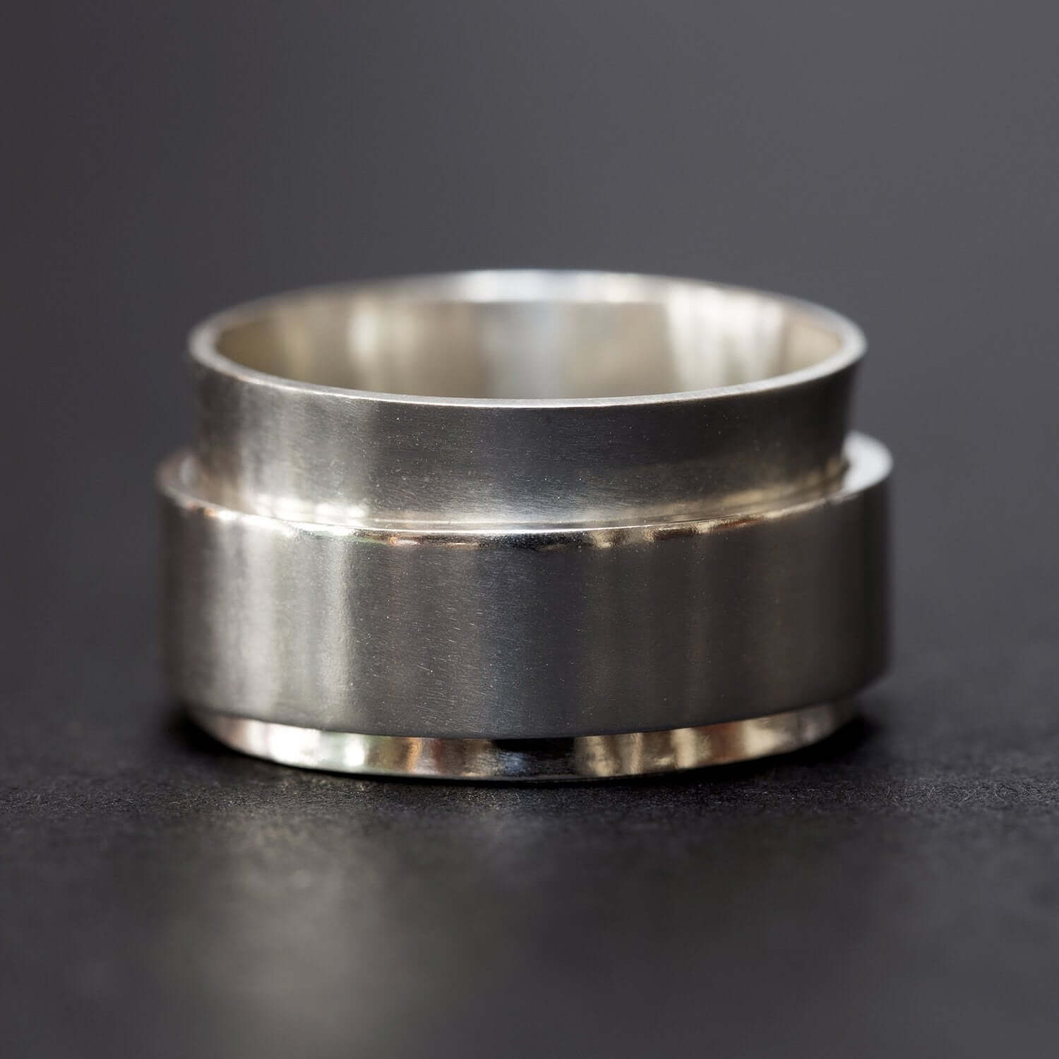 Modern Sterling Silver Spinner Rings - Rebecca Cordingley