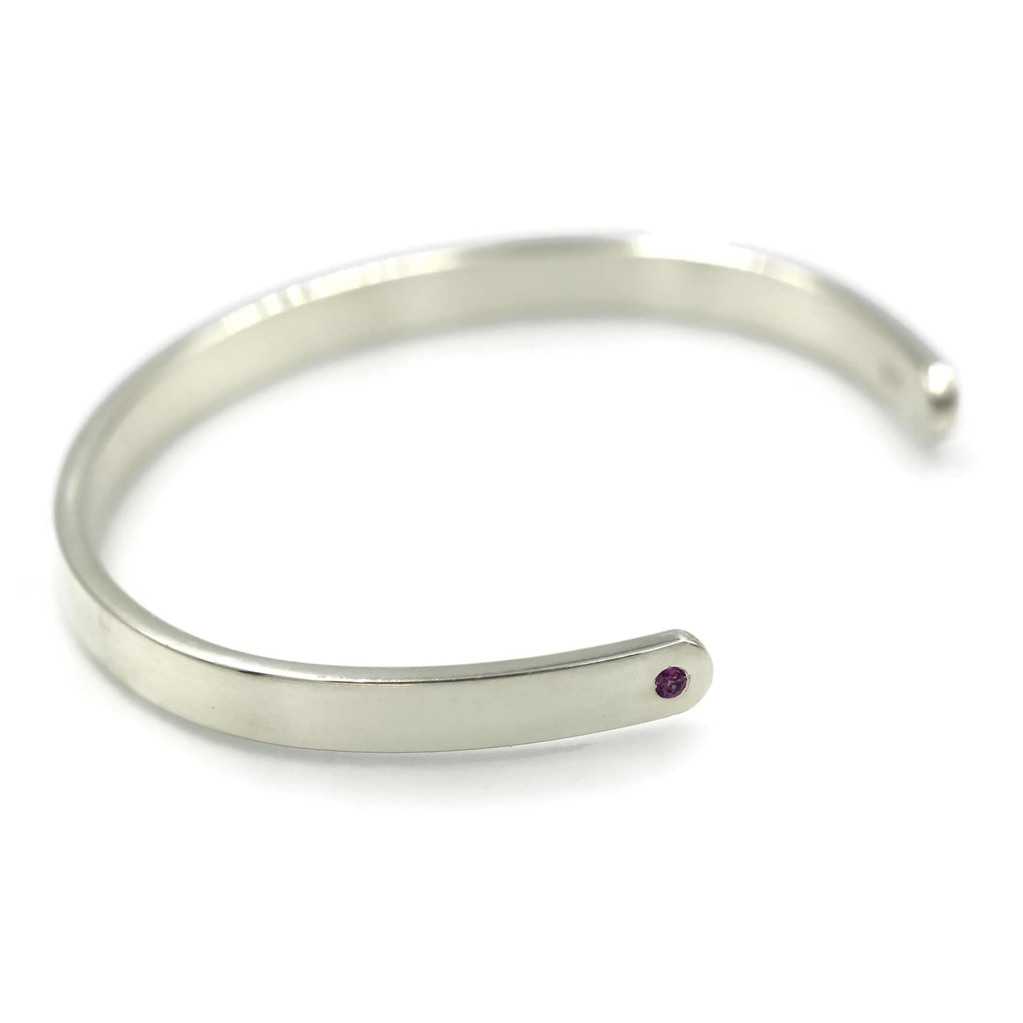 Rhodolite Garnet Cuff Bracelet - Rebecca Cordingley