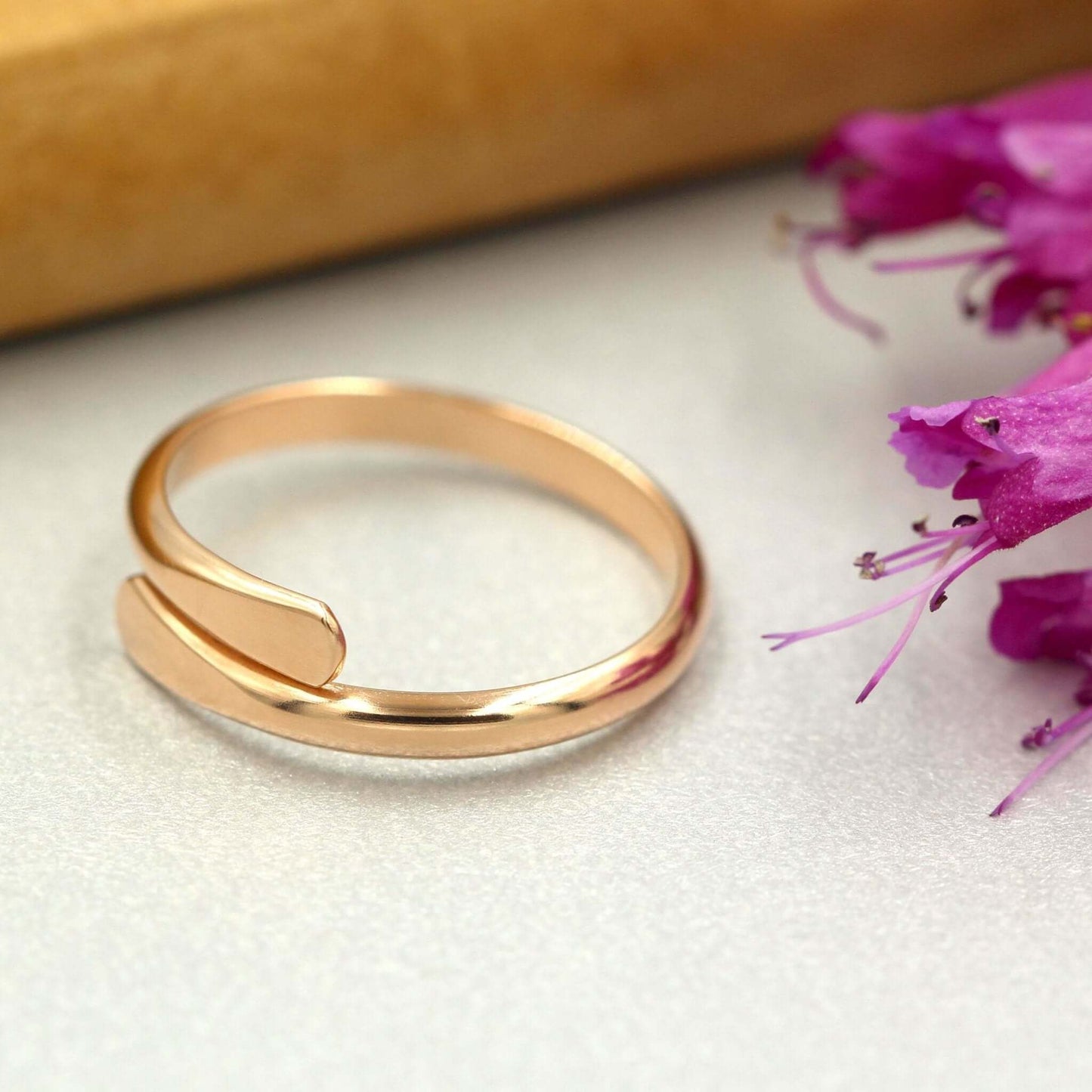 Rose Gold Stackable Ring - Rebecca Cordingley