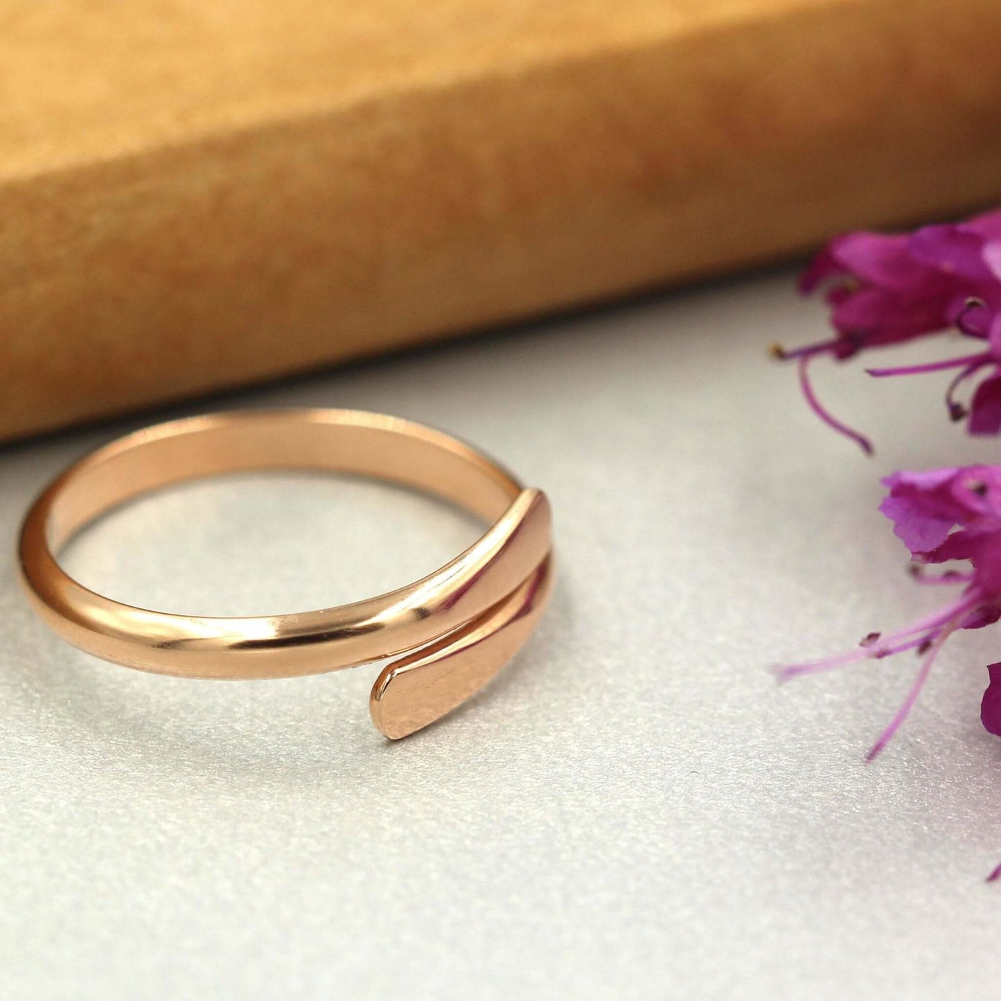 Rose Gold Stackable Ring - Rebecca Cordingley