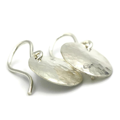 13mm Silver Drop Earrings | Rebecca Cordingley Jewellery