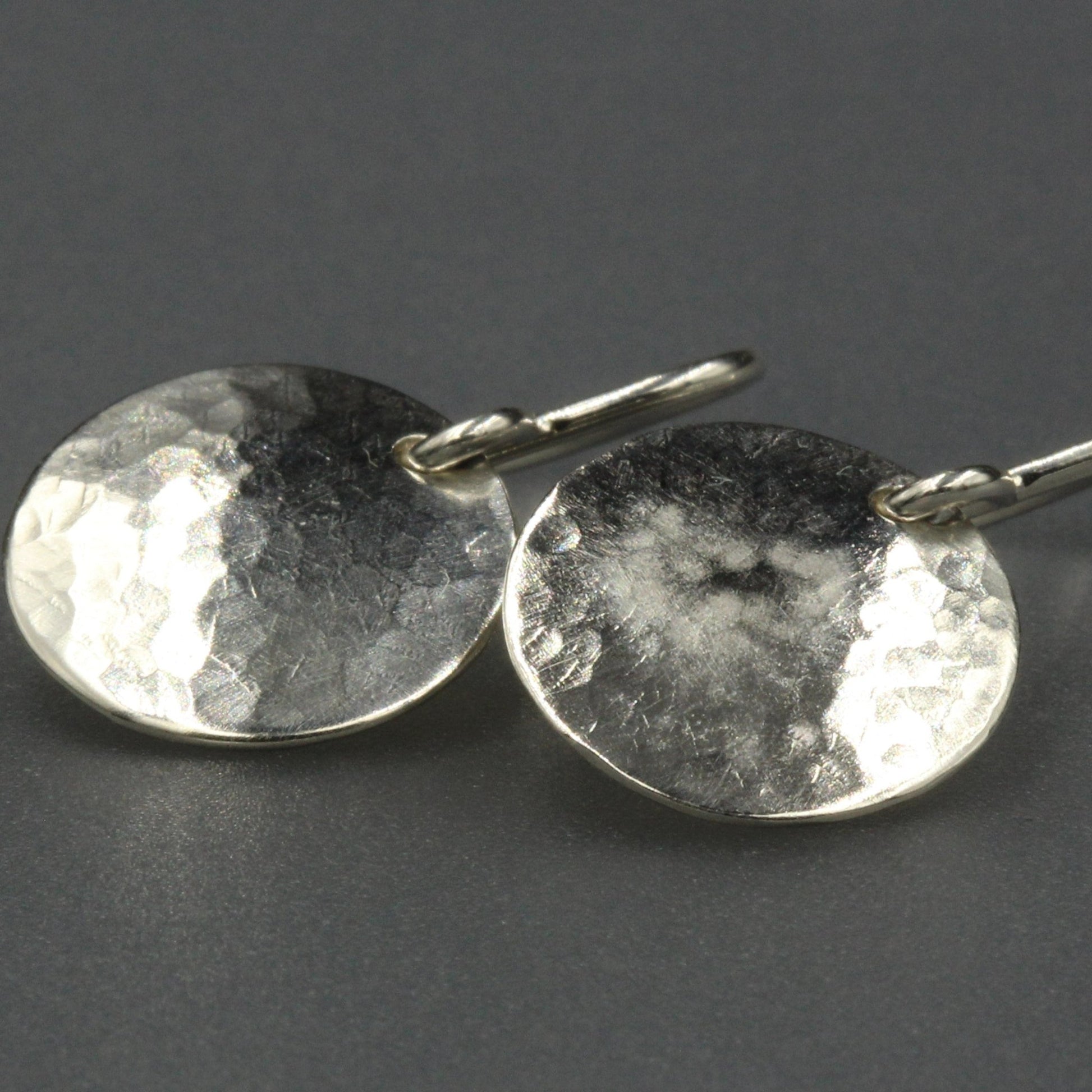 13mm Silver Drop Earrings | Rebecca Cordingley Jewellery