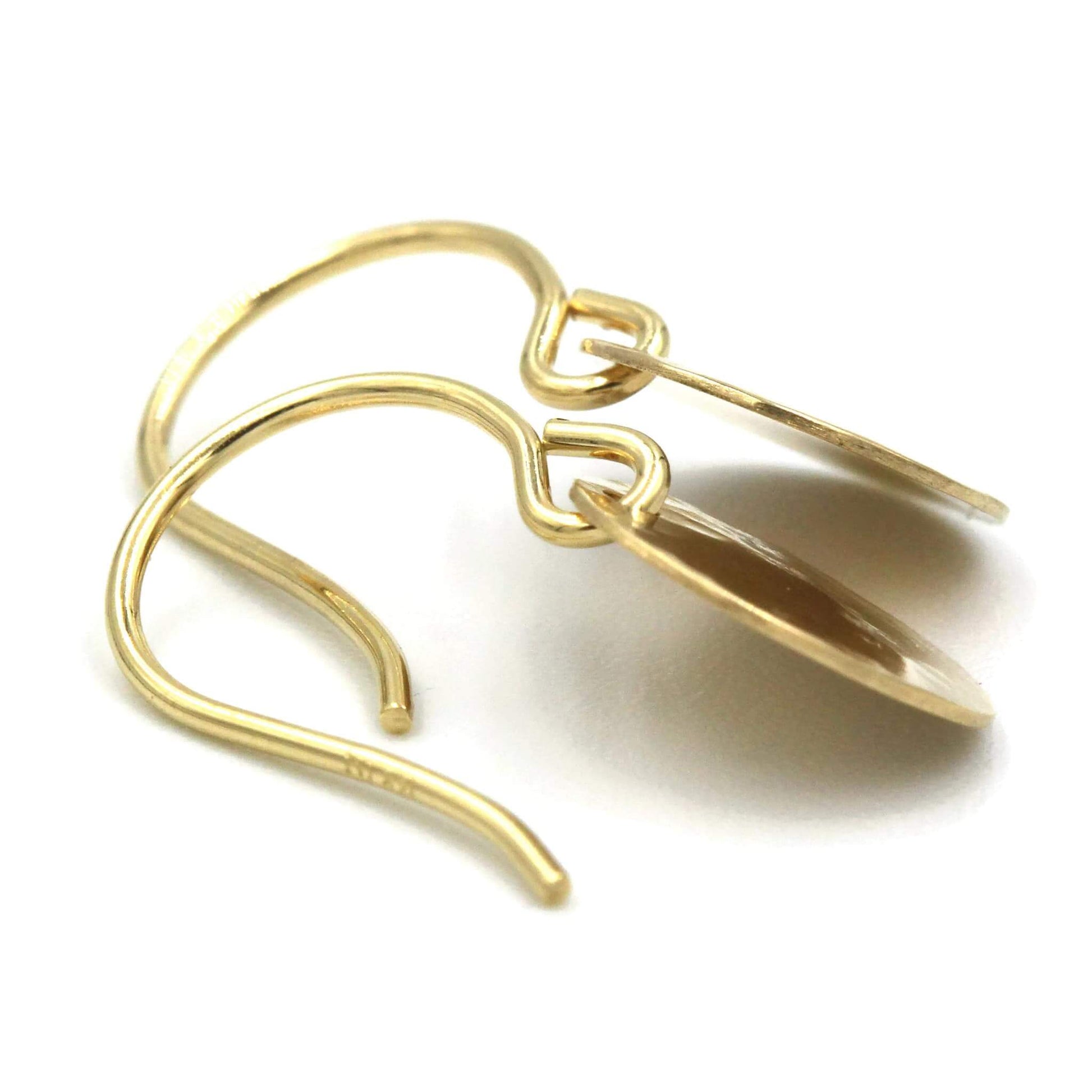 Solid 14k Gold Dangle Earrings - Rebecca Cordingley