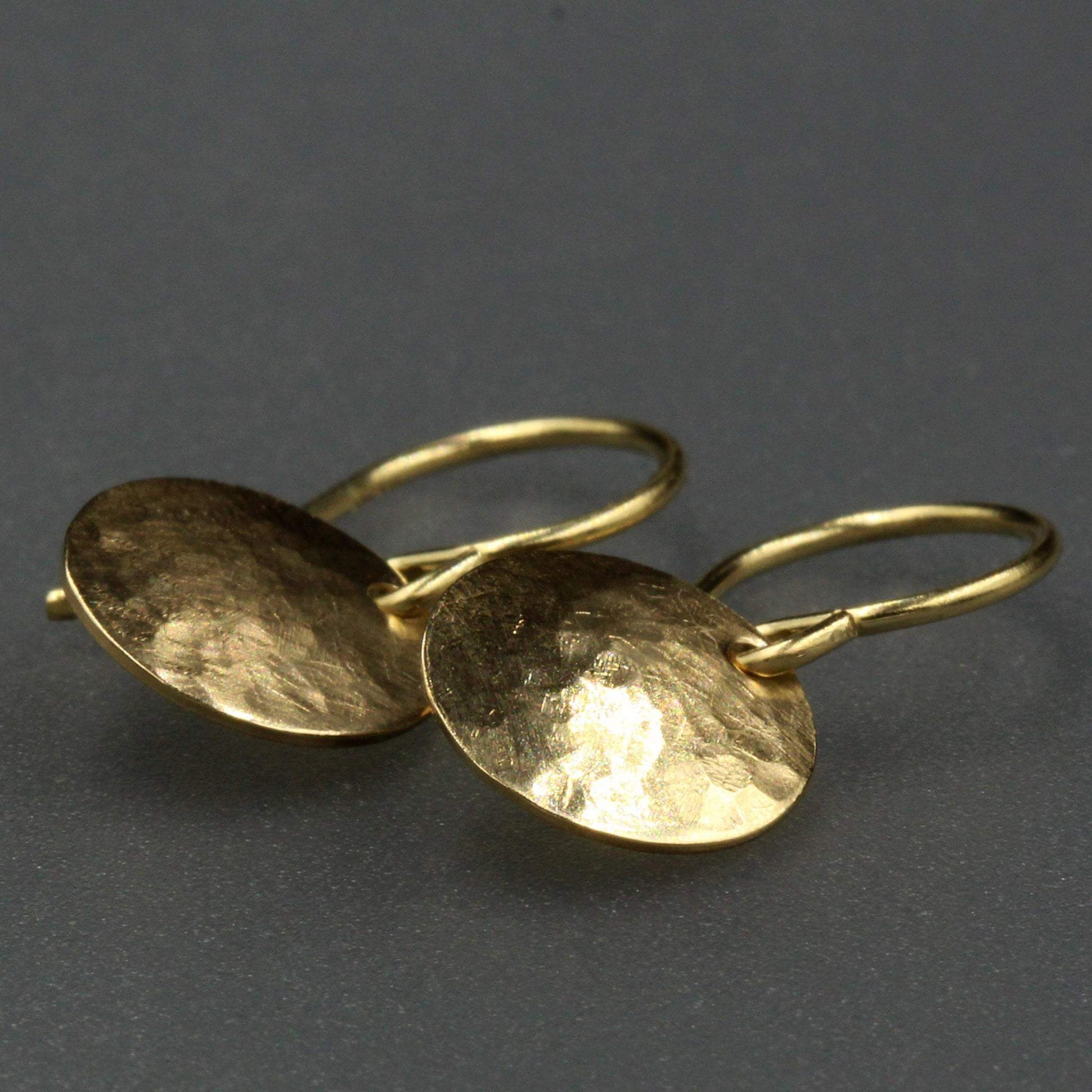 Solid 14k Gold Dangle Earrings - Rebecca Cordingley