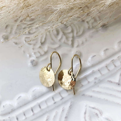 Solid 18k Gold Drop Earrings - Rebecca Cordingley